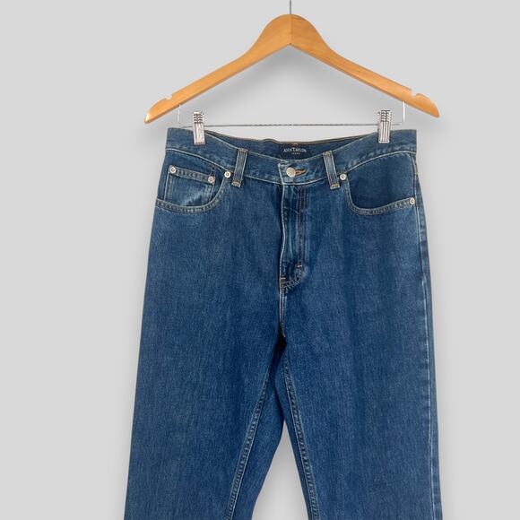 90s Vintage Mom Jeans Ann Taylor Slim Fit High Rise Straight Leg Jeans Size 8R - Picture 4 of 6